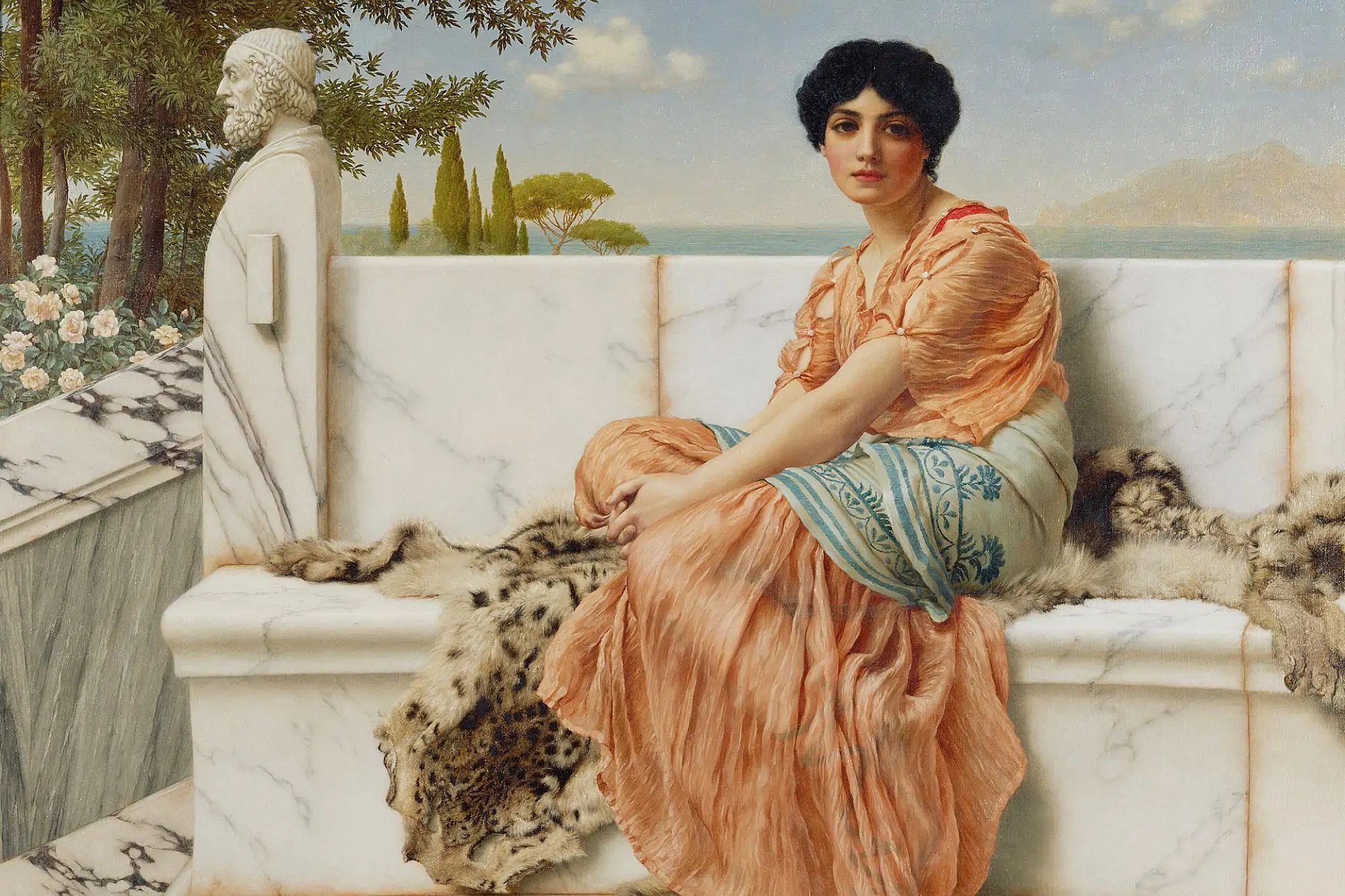 Saffo di Lesbo John William Godward 1904
