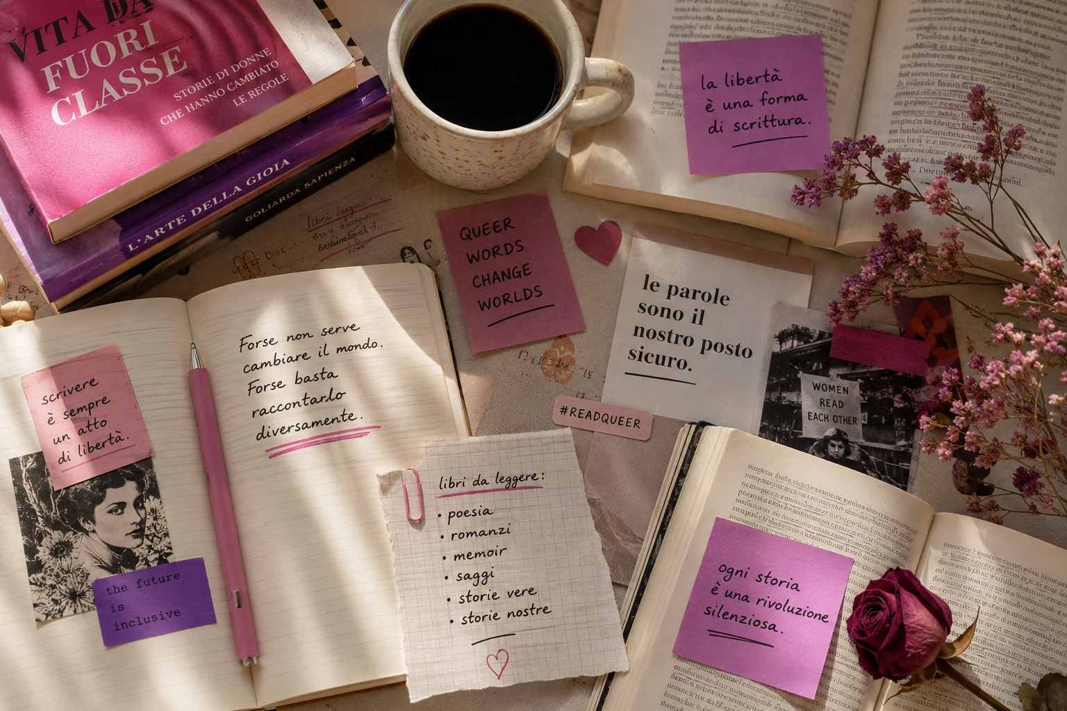 Le autrici lesbiche e queer italiane che dovresti leggere
